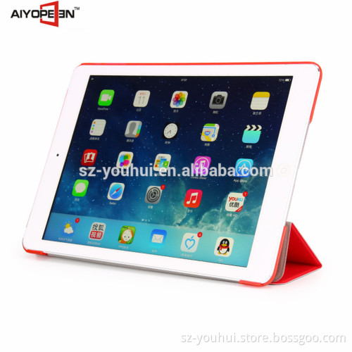 High Quality Silk pattern flip leather case for iPad mini 1/2/3 folder 3 Tablet case